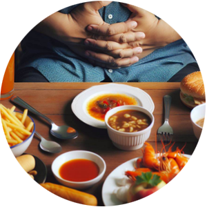 Chế độ ăn uống và sinh hoạt không hợp lý